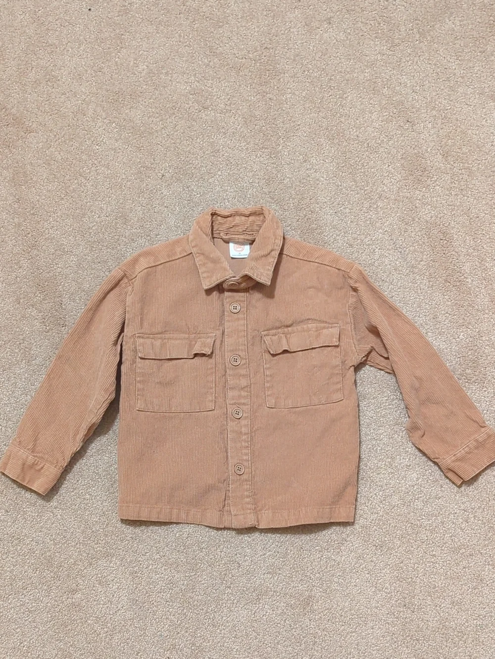 wonder nation Tan Corduroy Button-Up Jacket